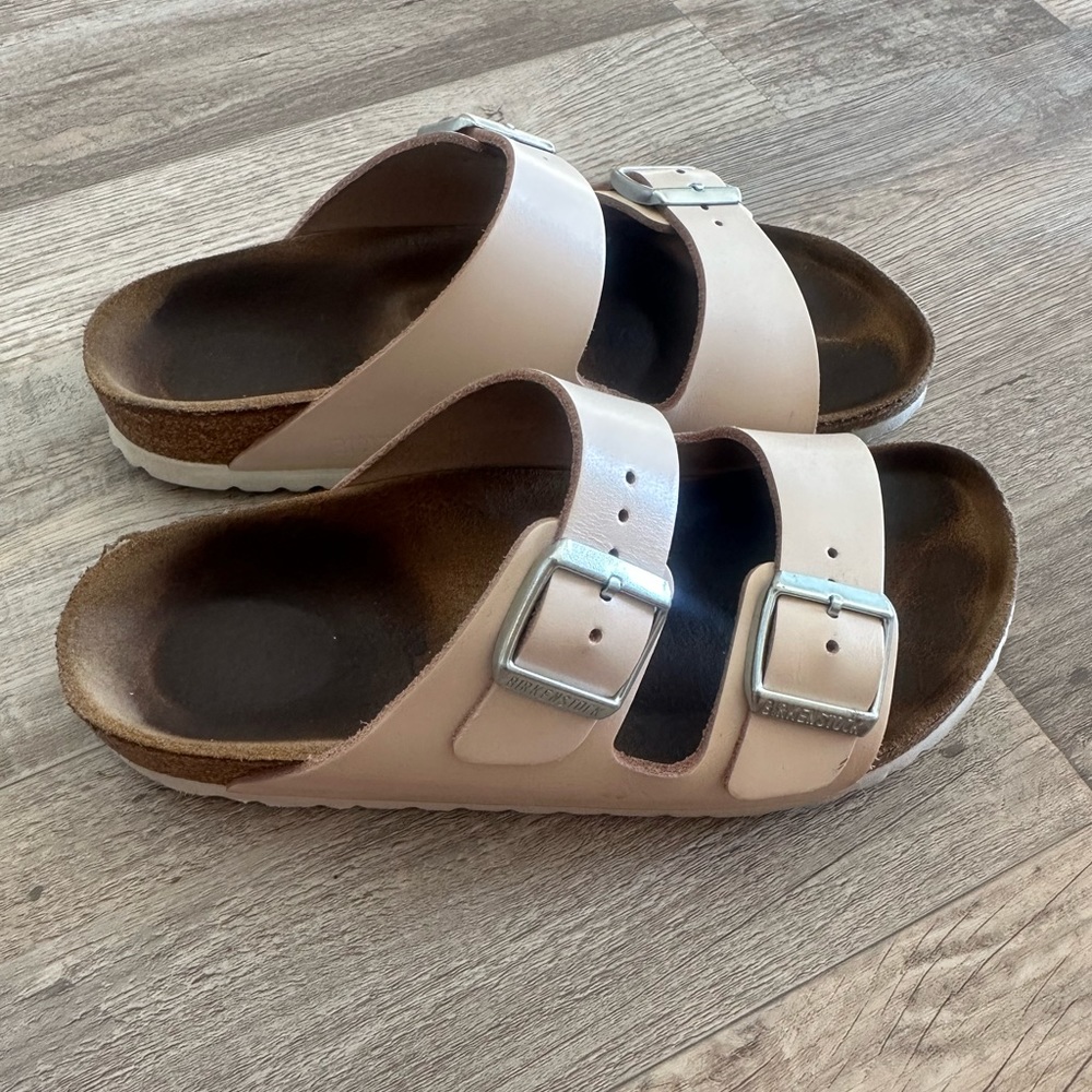 Leather Birkenstock Slides